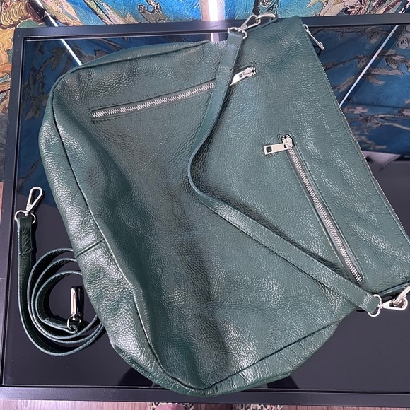 Forest green , Borse In Pelle genuine leather purse. - Picture 4 of 14